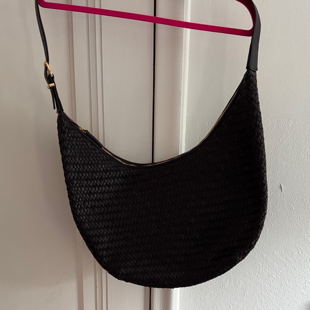 Madewell Woven Slouch hobo Bag - Dark Brown